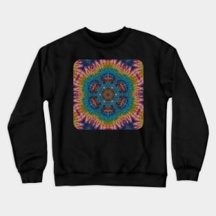 Psychedelic Kaleidoscopic Multi-Color Mandala Number 1 Crewneck Sweatshirt